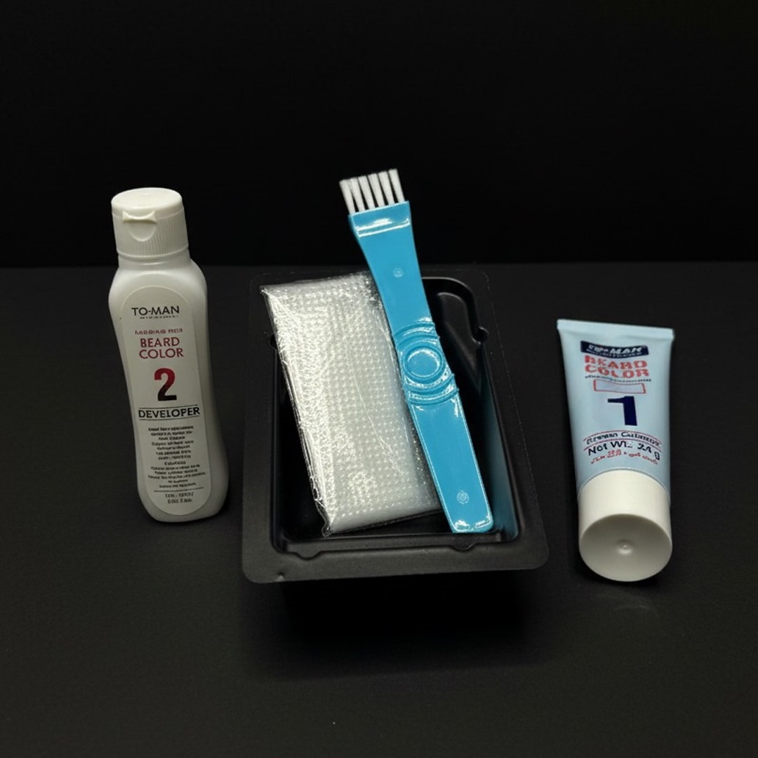 Beard Color Full kit(colorant, developer)