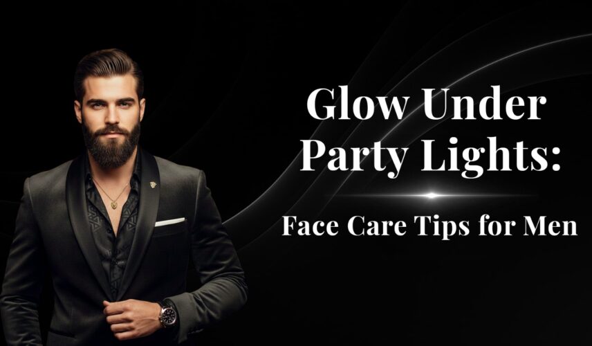 Glow Under Party Lights Face Care Tips for Men